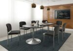 DAMS Trumpet base rectangular boardroom table 1800mm-12449