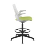 Dams Solus designer draughtsmans chair with upholstered seat-8588