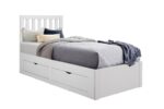 birlea wooden Appleby Bed white-0