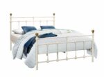 birlea Atlas metal white lacquer Bed-0