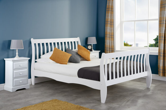 birlea Belford wooden white Bed Frame-7772