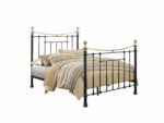 Birlea Bronte Metal Bed Frame black or cream -0