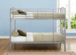 Birlea metal Corfu Bunk Bed silver-7938