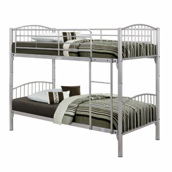 Birlea metal Corfu Bunk Bed silver-0
