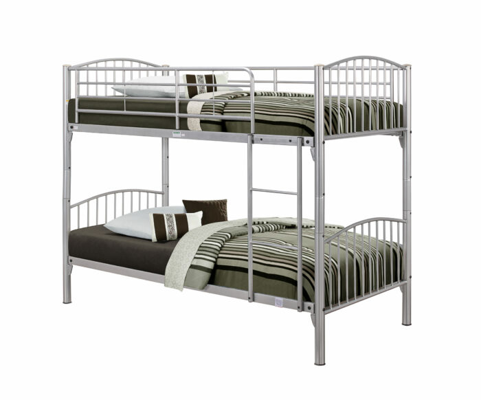Birlea metal Corfu Bunk Bed silver-0