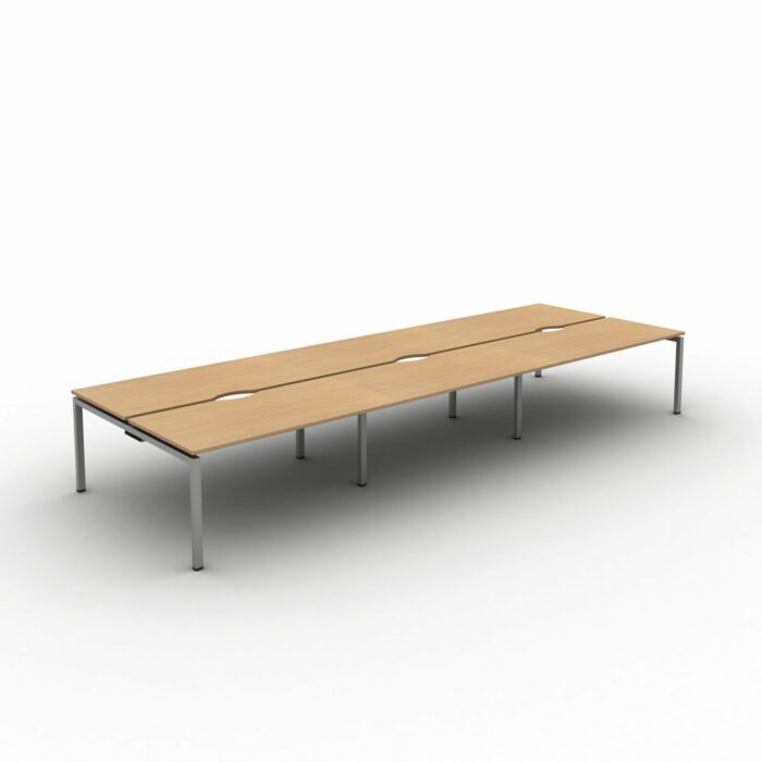 Mobili Soho2 6 Person Back to Back Desk-18440