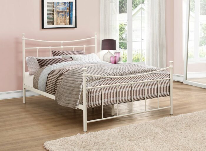 birlea Emily Metal Bed Frame black or cream-7768