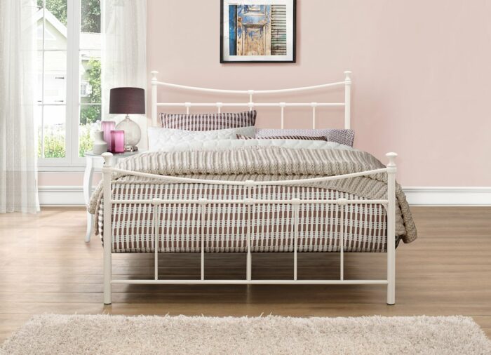 birlea Emily Metal Bed Frame black or cream-7769