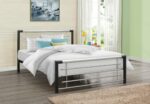 birlea Faro metal Bed black & silver-7764