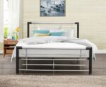 birlea Faro metal Bed black & silver-7762