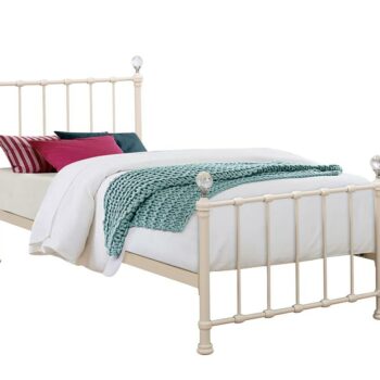 Birlea Jessica metal cream Bed-0