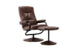 Birlea Memphis Swivel Chair and Footstool-0