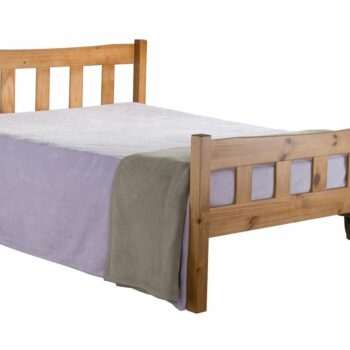 Birlea Miami wooden pine Bed-0