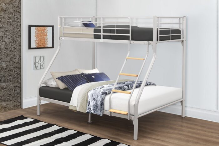 Birlea metal Nexus Bunk Bed silver-7948