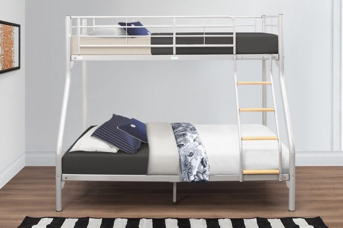 Birlea metal Nexus Bunk Bed silver-7947