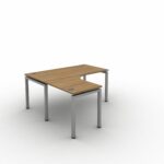 Mobili Soho2 Radial Workstation ( Ends are 800d & 600d )-9243