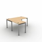 Mobili Soho2 Radial Workstation ( Ends are 800d & 600d )-9253