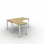 Mobili Soho2 Radial Workstation ( Ends are 800d & 600d )-9250