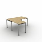 Mobili Soho2 Radial Workstation ( Ends are 800d & 600d )-9241