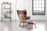 Birlea Sloane Armchair & Stool Set -8323