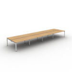 Mobili Soho2 8 Person Back to Back Desk-8514