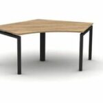 Mobili Soho2 120 degree Delta Workstation Desk-0