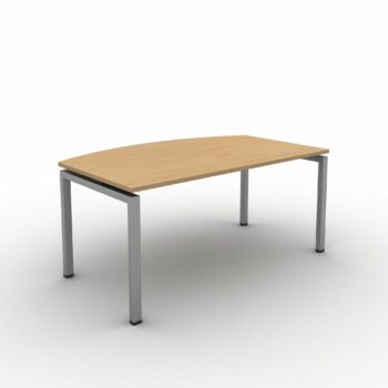 Mobili Soho2 Bow Front Executive Desk with Sliding Top-0