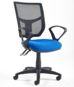 Dams Altino 2 lever high mesh back operators chair-9384