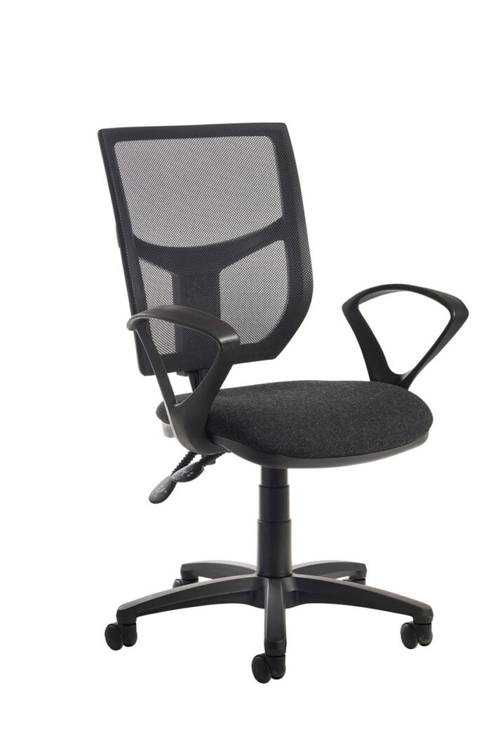 Dams Altino 2 lever high mesh back operators chair-9390