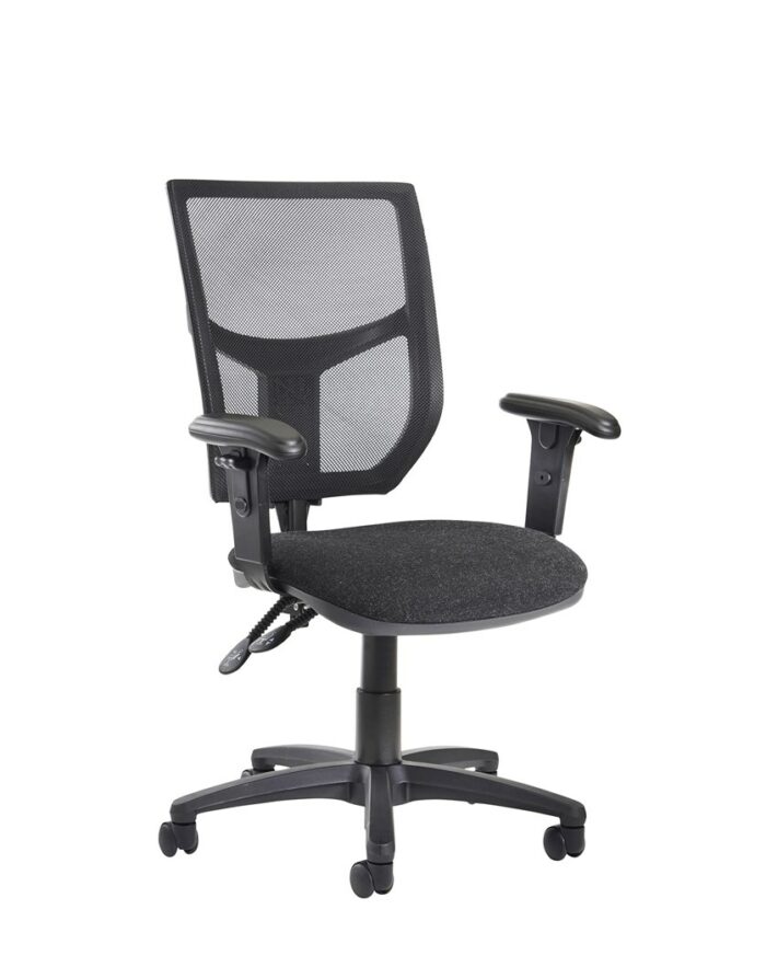 Dams Altino 2 lever high mesh back operators chair-9391
