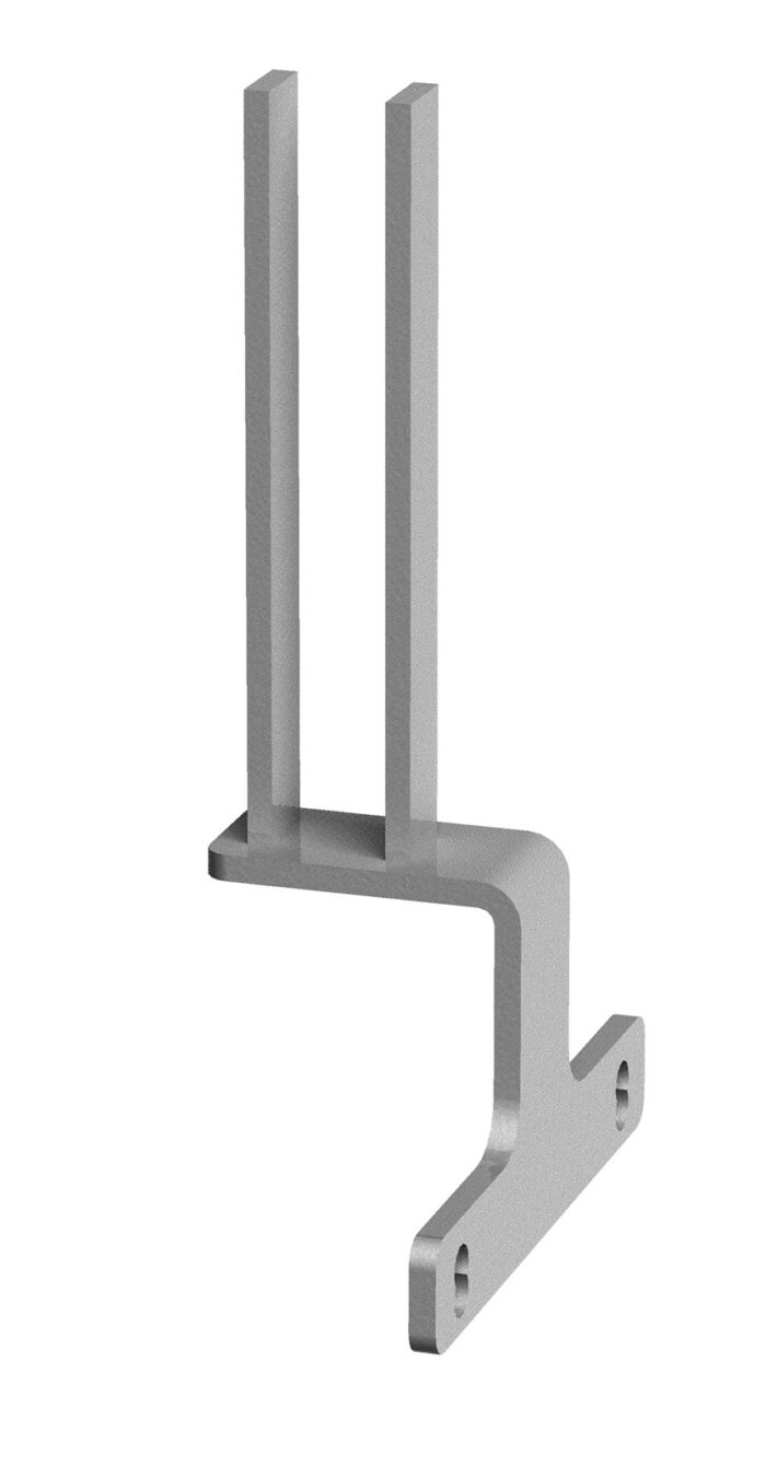DAMS Screen bracket for intermediate back to back Adapt and Fuze desks-0