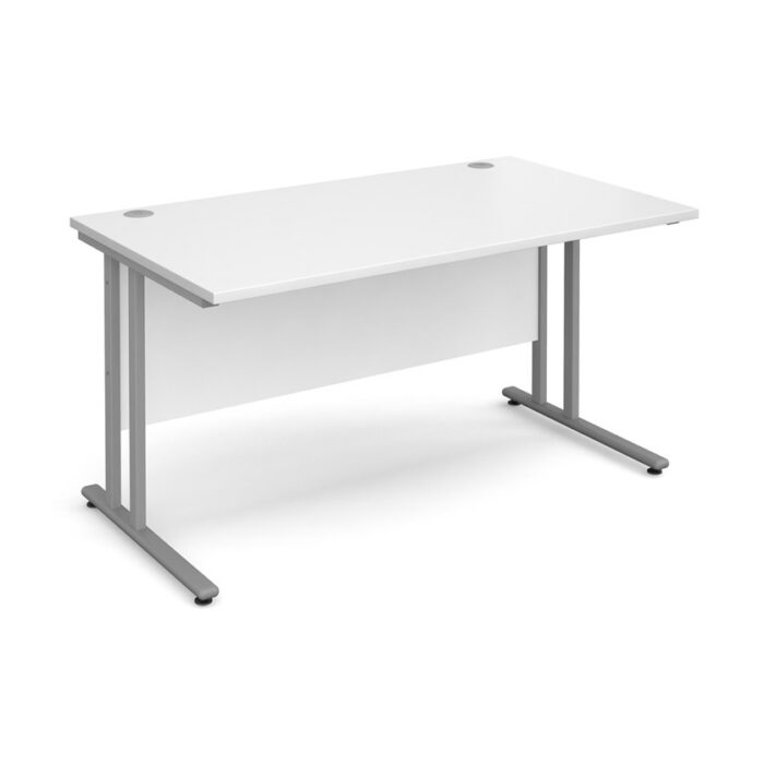 BIG DEALS Bundle Silver Frame, Desk, Chair, Pedestal & Monitor Arm-9834