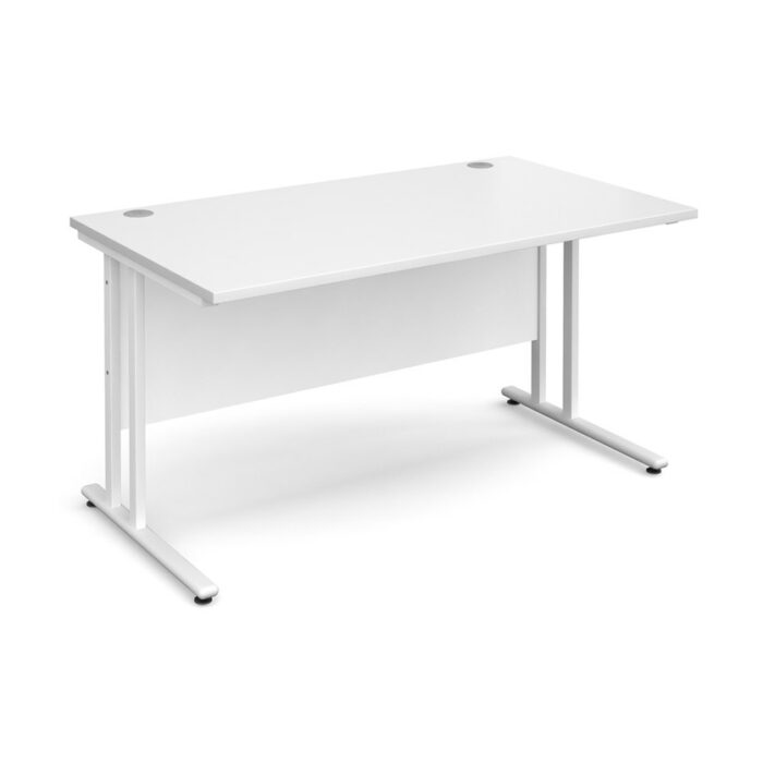 BIG DEALS Bundle White Frame, Desk, Chair, Pedestal & Monitor Arm-9888
