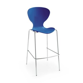 dams Sienna one piece stool with chrome legs (pack of 2)-0