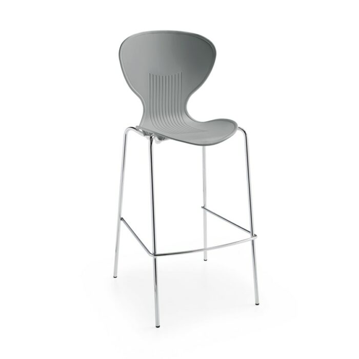 dams Sienna one piece stool with chrome legs (pack of 2)-10405