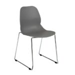 dams Strut multi-purpose chair with chrome sled frame-10329