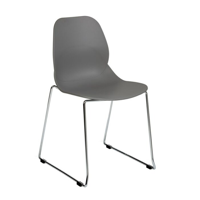 dams Strut multi-purpose chair with chrome sled frame-10329