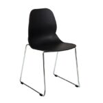 dams Strut multi-purpose chair with chrome sled frame-10333