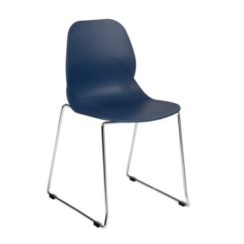 dams Strut multi-purpose chair with chrome sled frame-0