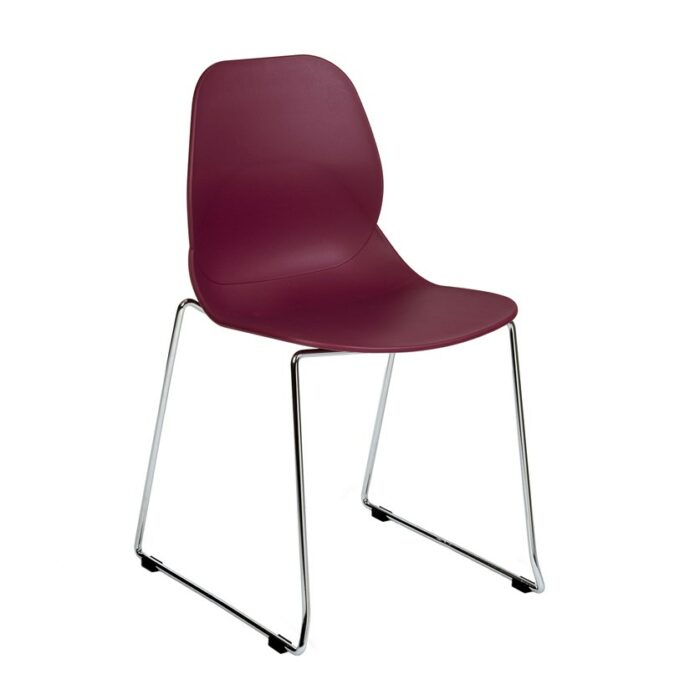 dams Strut multi-purpose chair with chrome sled frame-10330