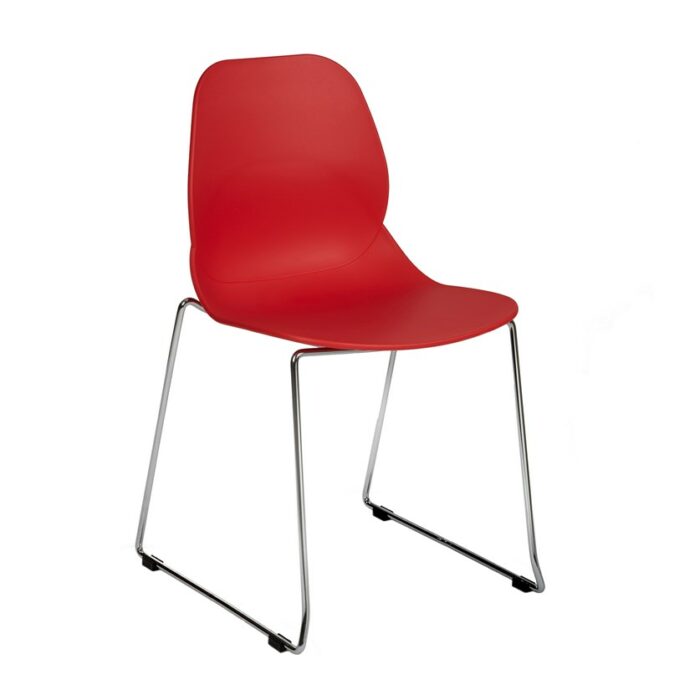 dams Strut multi-purpose chair with chrome sled frame-10325