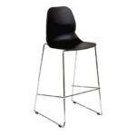 dams Strut multi-purpose stool with chrome sled frame-10366