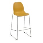 dams Strut multi-purpose stool with chrome sled frame-10362