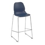dams Strut multi-purpose stool with chrome sled frame-10365