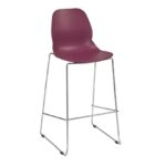 dams Strut multi-purpose stool with chrome sled frame-10369