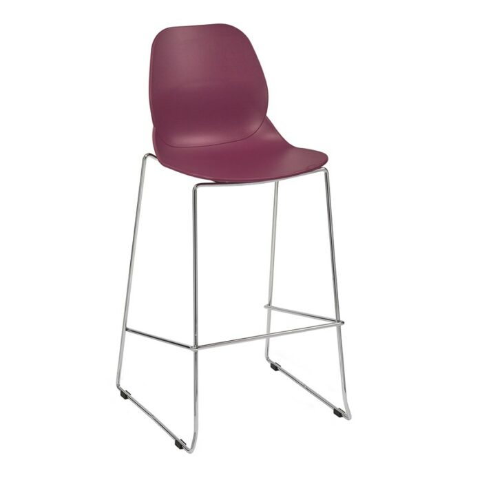 dams Strut multi-purpose stool with chrome sled frame-10369
