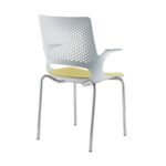 Dams Solus designer 4 leg meeting chair-28965