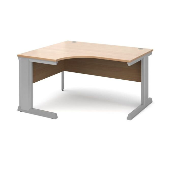 DAMS Vivo left hand ergonomic desk 1400mm-10898