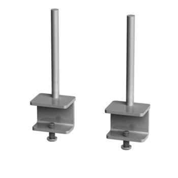 DAMS Fabric screen brackets for single desks or runs of Adapt and Fuze single desks (pair)-0