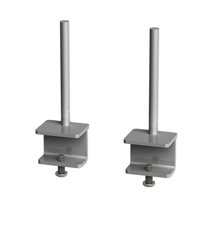 DAMS Fabric screen brackets for single desks or runs of Adapt and Fuze single desks (pair)-0